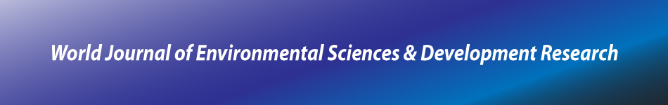 World Journal of Environmental Sciences & Development Research